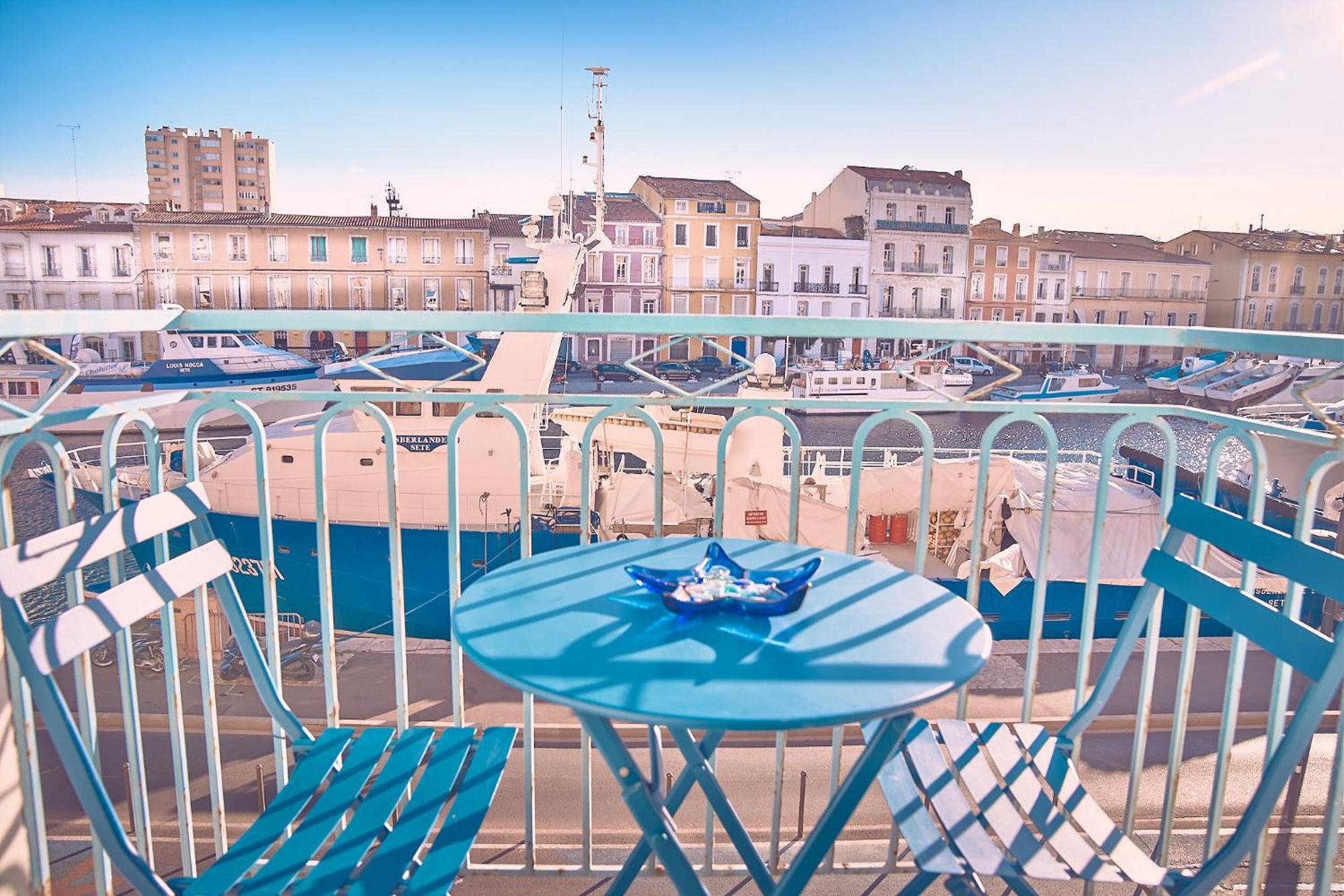 "Mario" Balcons Sur Le Canal Royal, Belle Vue, Climatise Sete Exterior photo