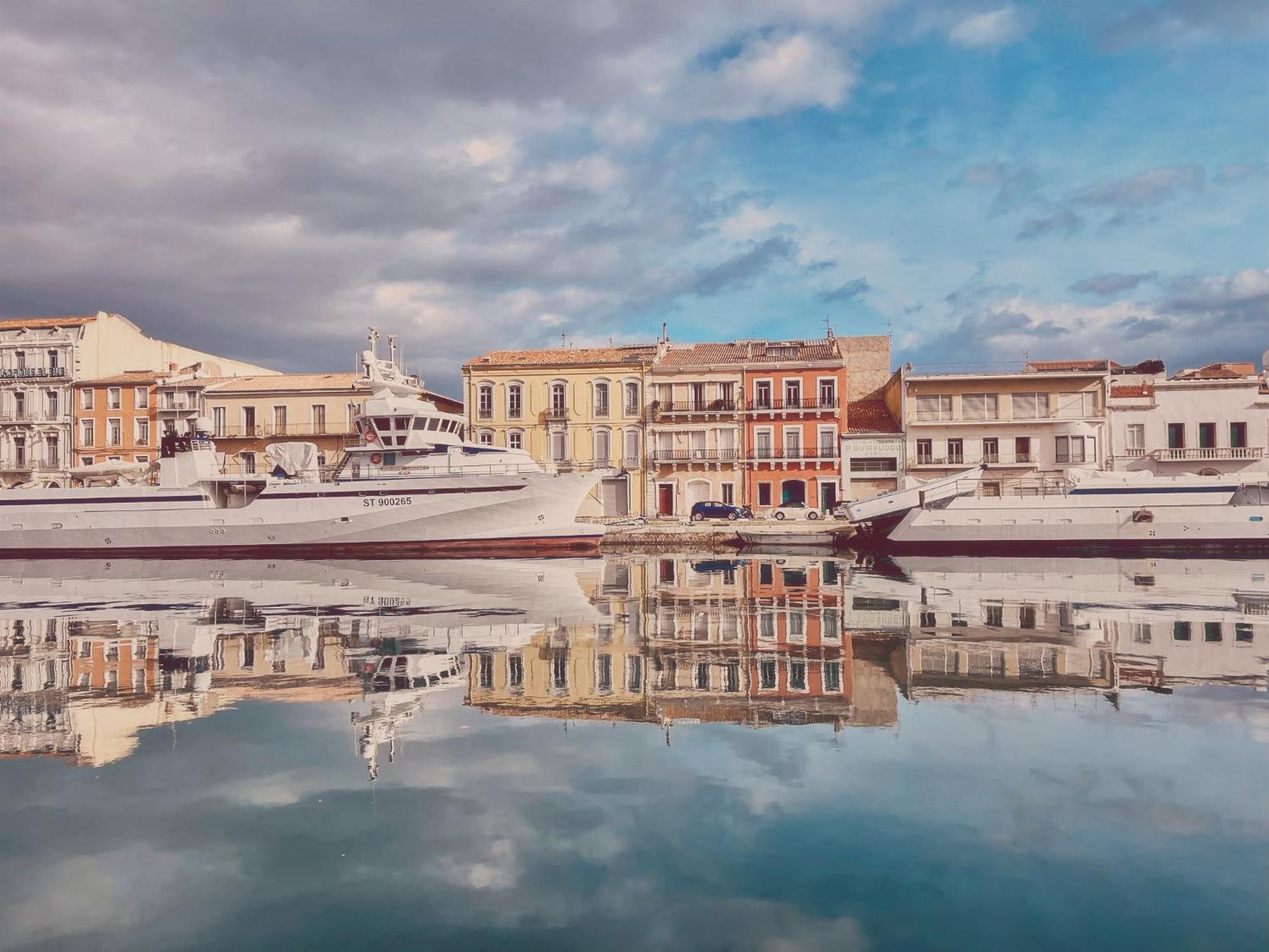 "Mario" Balcons Sur Le Canal Royal, Belle Vue, Climatise Sete Exterior photo